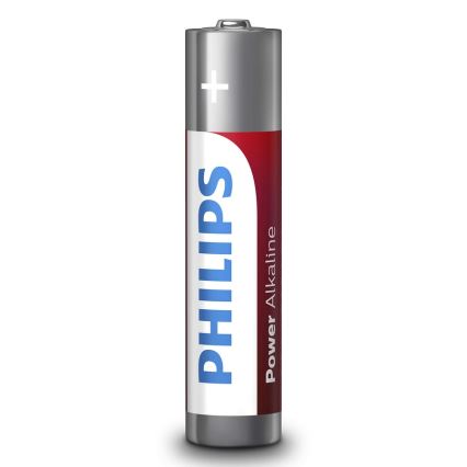 Philips LR03P4F/10 - 4 pz Batteria alcalina AAA POWER ALKALINE 1,5V 1150mAh