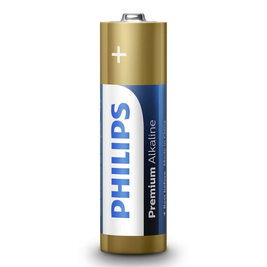 Philips LR6M4B/10 - 4 pezzi Batteria alcalina AA PREMIUM ALKALINE 1,5V 3200mAh