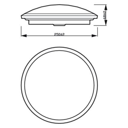 Philips - Plafoniera LED da bagno dimmerabile SCENE SWITCH LED/12W/230V IP44