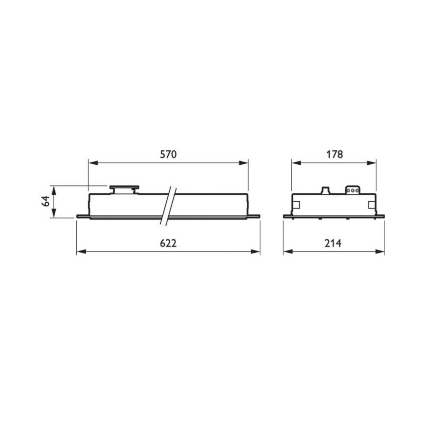 Philips - Luce LED fluorescente da incasso STORESET LED/58W/230V