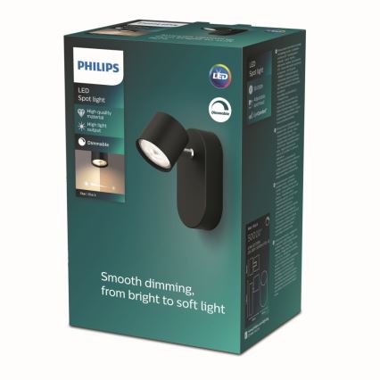 Philips - Luce Spot da parete LED dimmerabile LED/4,5W/230V