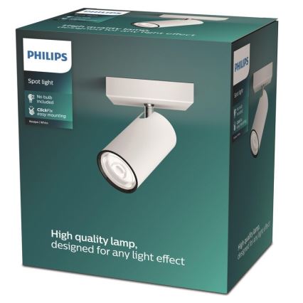 Philips - Luce Spot KOSIPO 1xGU10/5,5W/230V bianco