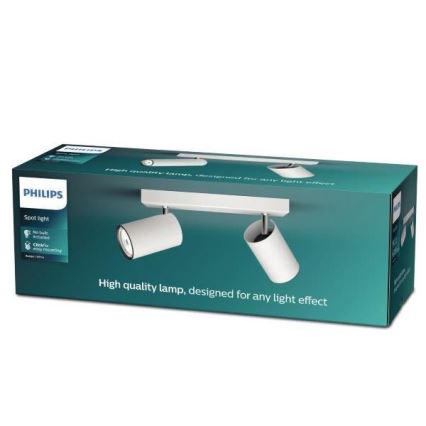 Philips - Luce Spot KOSIPO 2xGU10/5,5W/230V bianco