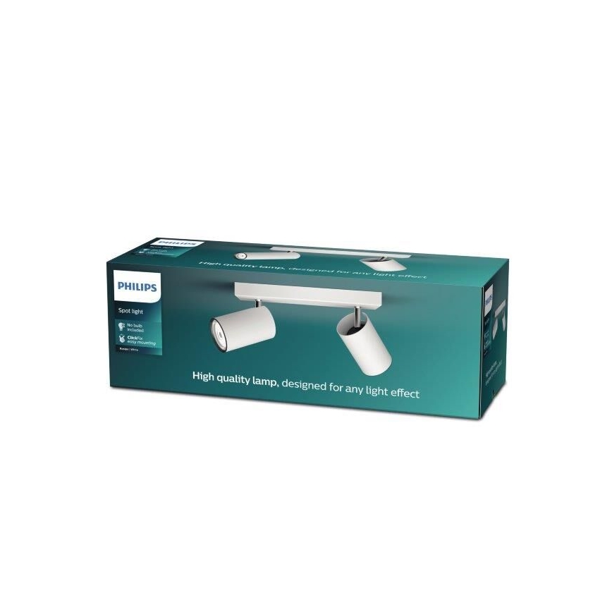 Philips - Luce Spot KOSIPO 2xGU10/5,5W/230V bianco