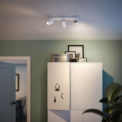 Philips - Luce Spot KOSIPO 3xGU10/5,5W/230V bianco