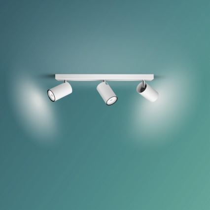 Philips - Luce Spot KOSIPO 3xGU10/5,5W/230V bianco