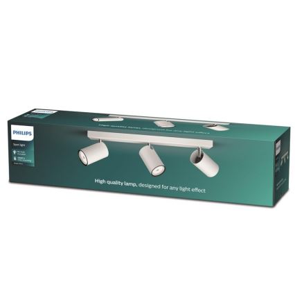 Philips - Luce Spot KOSIPO 3xGU10/5,5W/230V bianco