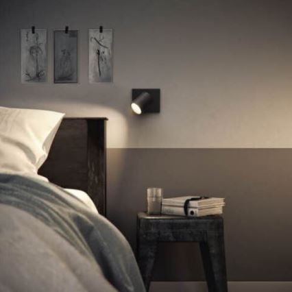 Philips - Luce Spot RUNNER 1xGU10/20W/230V nero