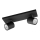 Philips - Luce Spot RUNNER 2xGU10/20W/230V nero