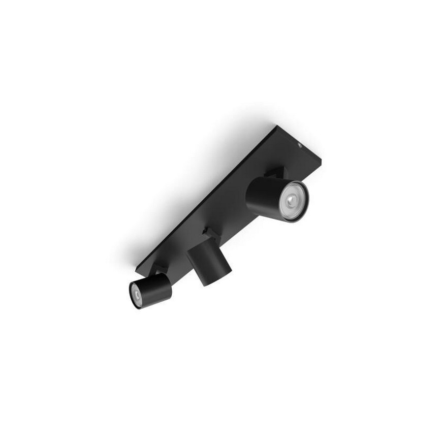 Philips - Luce Spot RUNNER 3xGU10/20W/230V nero