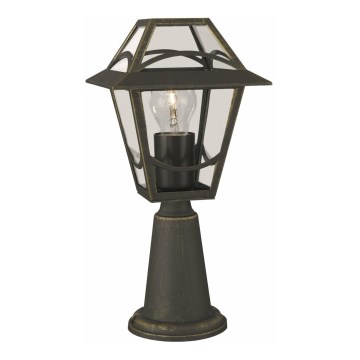 Philips Massive 15422/42/10 - Lampada da esterno BABYLON 1xE27/60W oro platina IP44