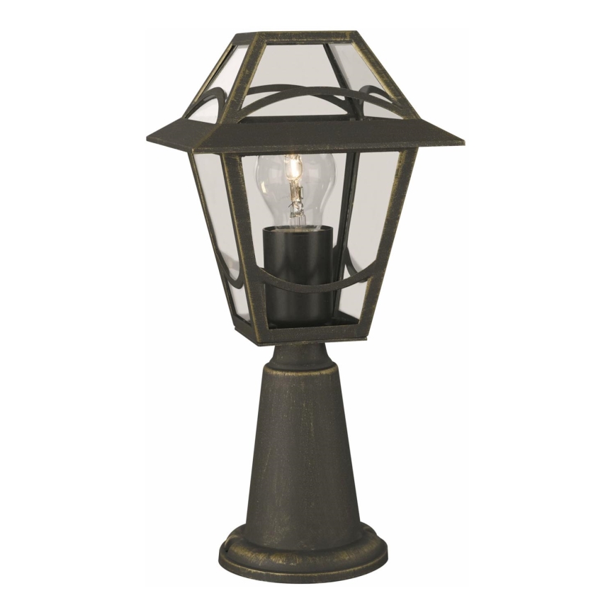 Philips Massive 15422/42/10 - Lampada da esterno BABYLON 1xE27/60W oro platina IP44