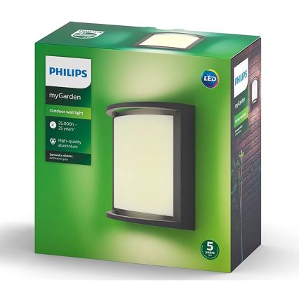 Philips Massive  - Applique LED da esterno LED/12W/230V IP44