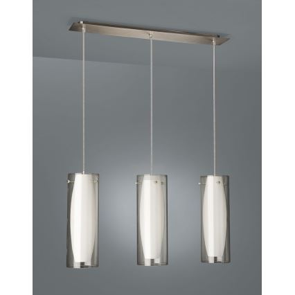 Philips Massive 37461/31/10 - Lampadario a sospensione KASAVU 3xE27/11W/230V