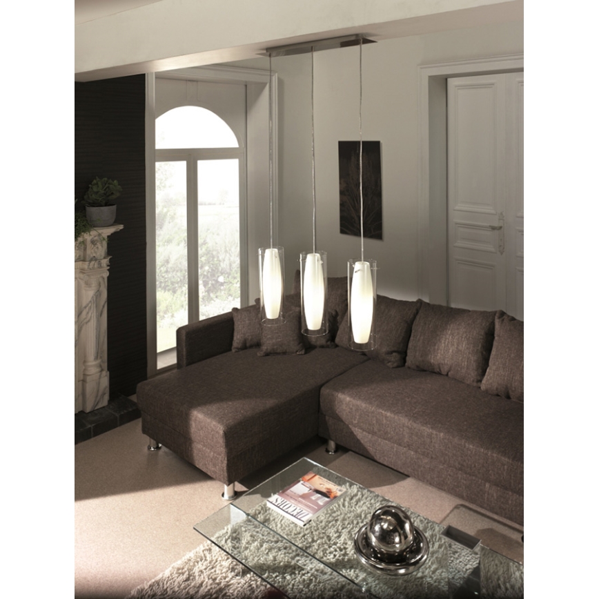 Philips Massive 37461/31/10 - Lampadario a sospensione KASAVU 3xE27/11W/230V