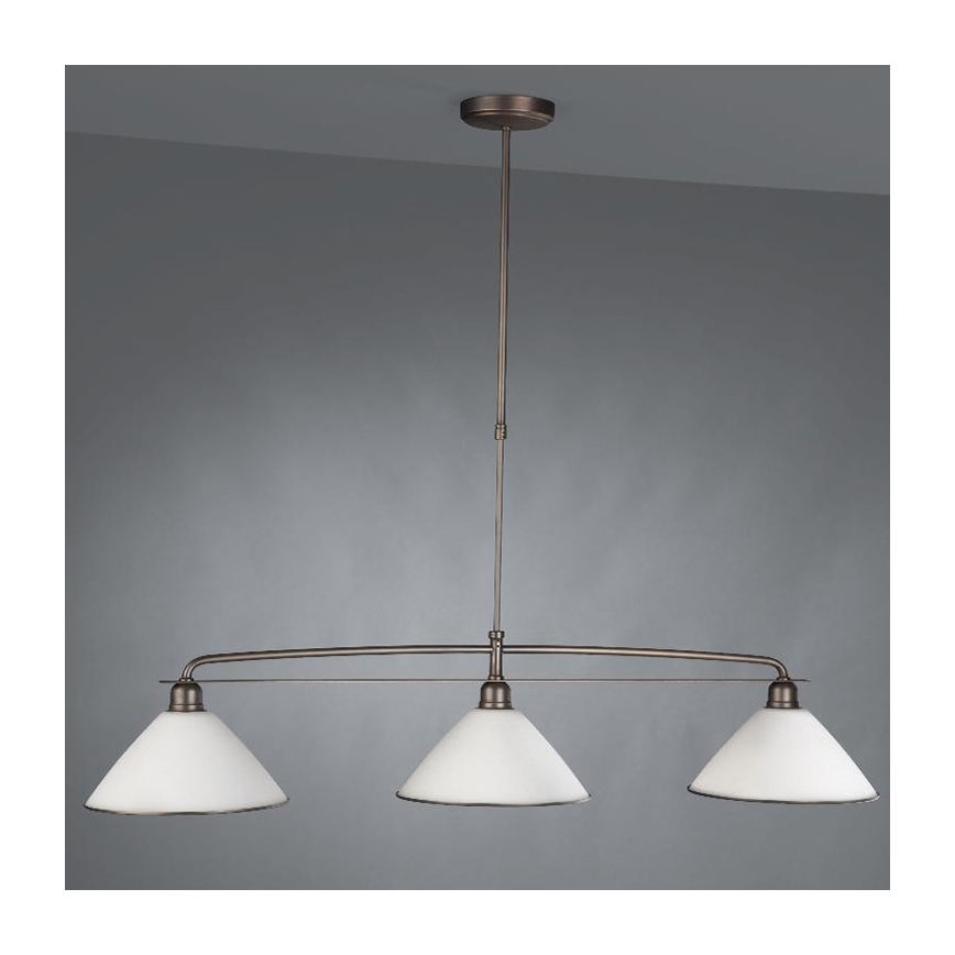 Philips Massive 37701/06/10 - Lampadario a sospensione con supporto rigido ALBANI 3xE27/60W/230V