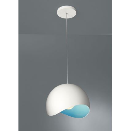 Philips Massive 40354/35/10 - Lampadario a sospensione EUSEBI 1xE27/20W blu