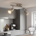 Philips Massive - Faretto LED 2x GU10/50W/230V