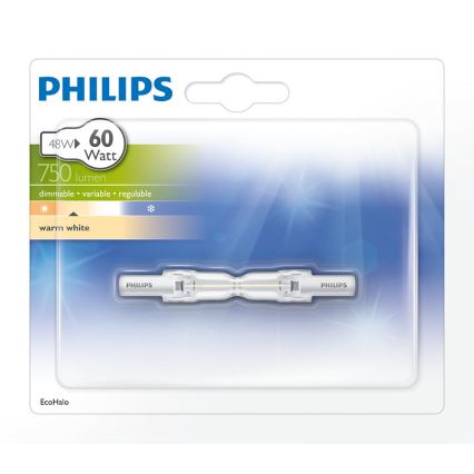 Philips Massive - Lampadina alogena R7S/48W/230V 78 mm