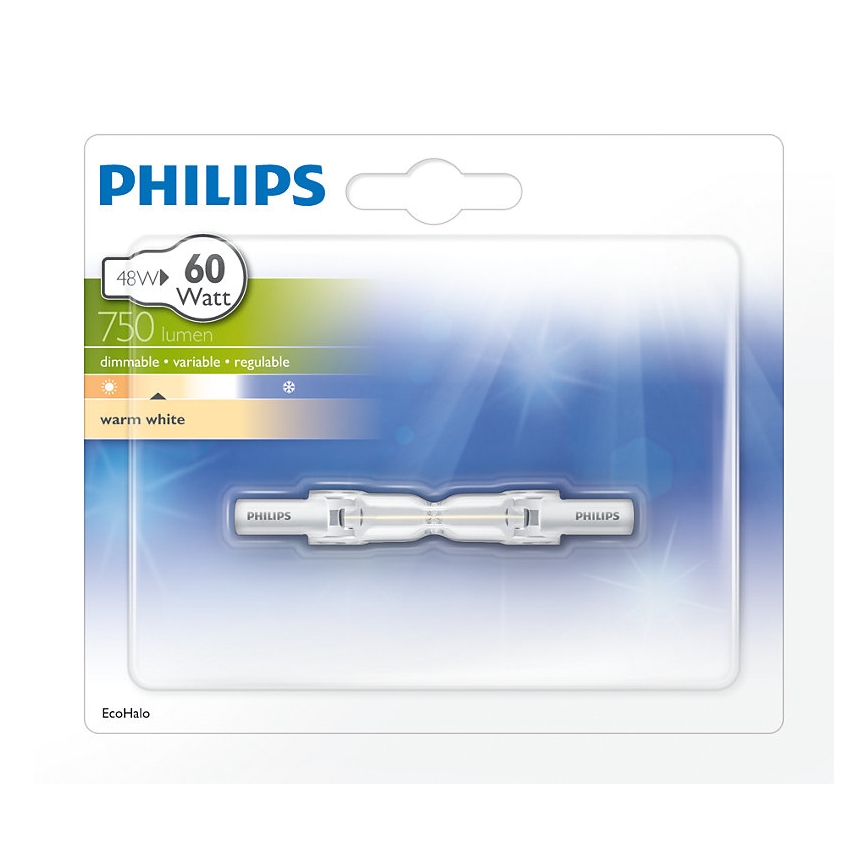 Philips Massive - Lampadina alogena R7S/48W/230V 78 mm