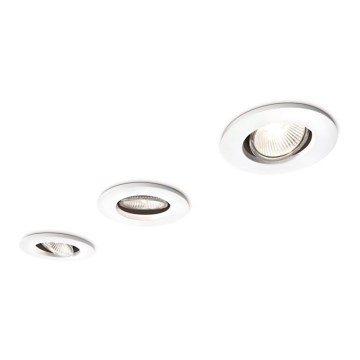 Philips Massive - SET 3x luci da bagno dimmerabilei 1xGU10/35W/230V IP23