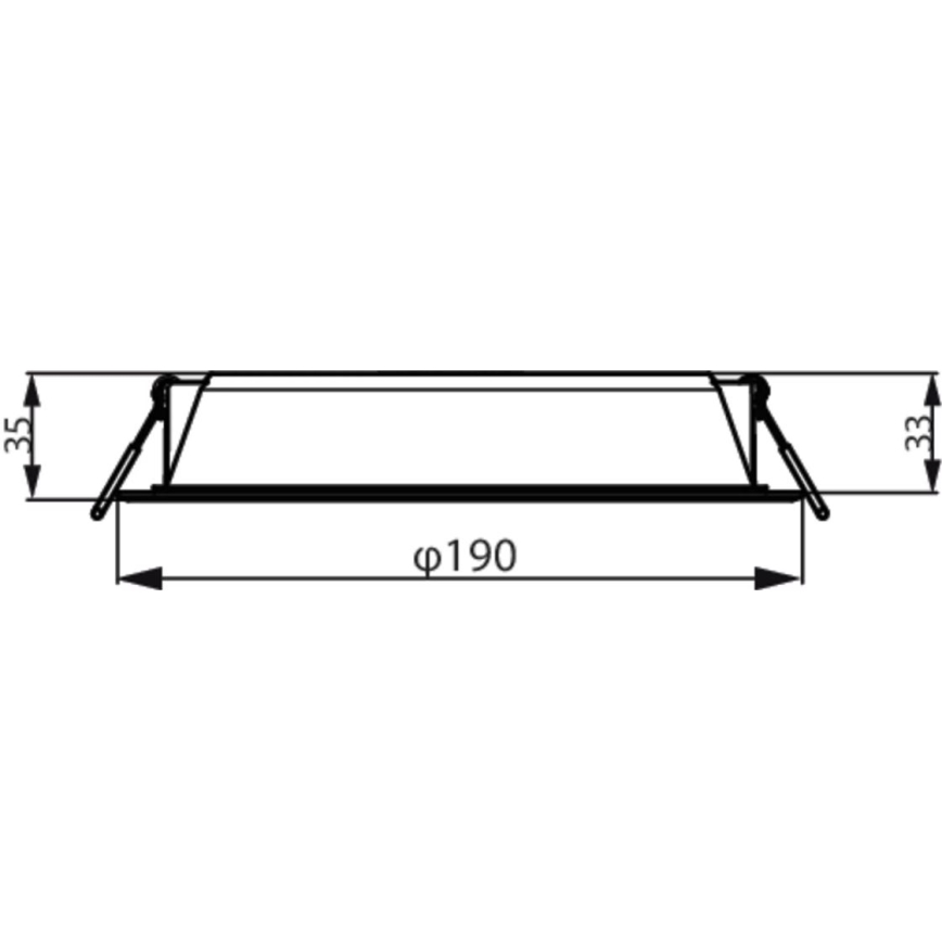 Philips - Lampada da incasso a LED MESON LED/20W/230V 4000K