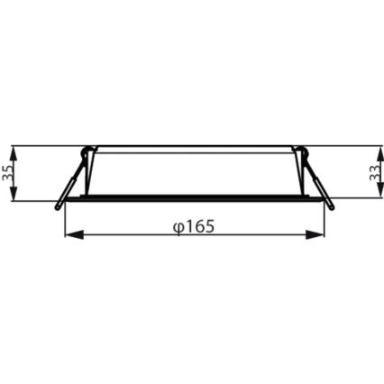 Philips - Lampada da incasso a LED MESON LED/16,5W/230V 3000K