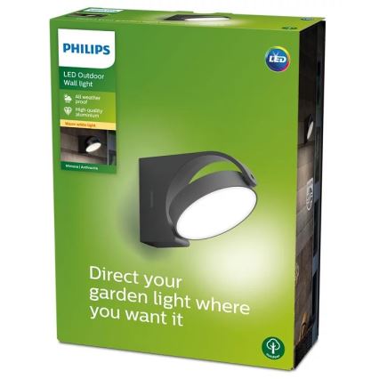 Philips - Lampada da parete LED da esterno LED/7W/230V 2700K IP44