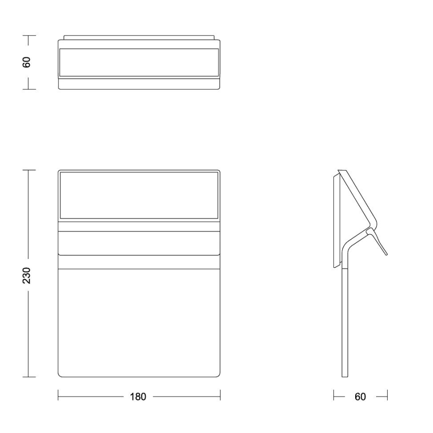 Philips - Numero civico solare LED ENKARA LED/0,2W/3,7V 1800 mAh IP44