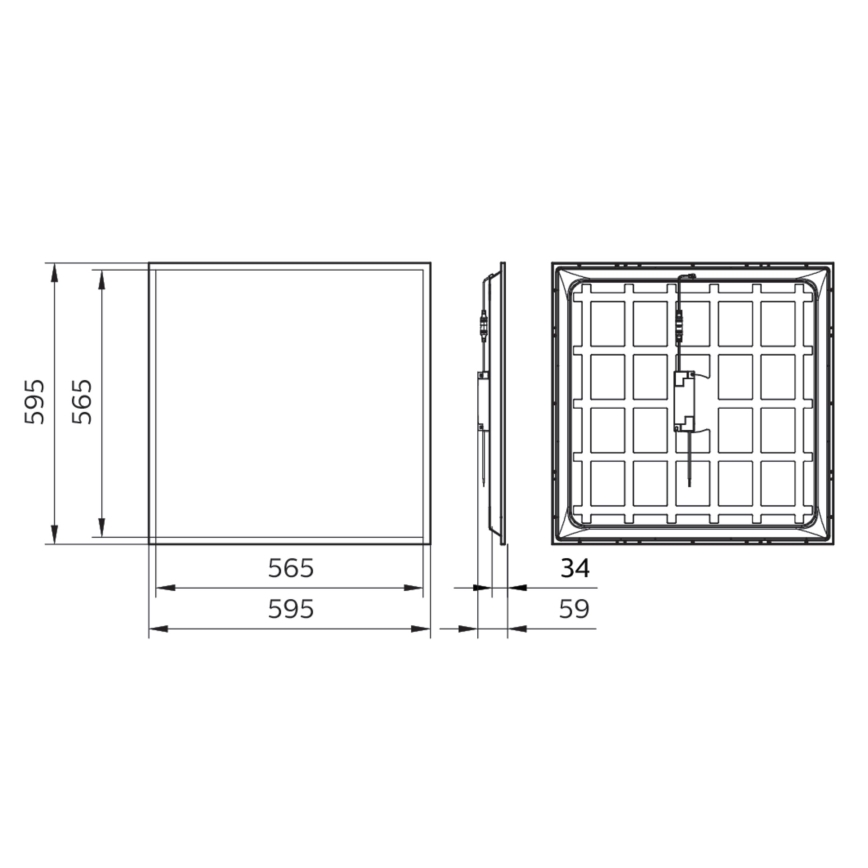 Philips - Pannello LED da incasso LED/34W/230V 4000K UGR22 IP40
