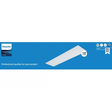 Philips - Pannello LED da incasso PROJECTLINE LED/36W/230V 4000K 119x29,5 cm