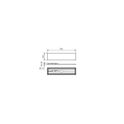 Philips - Pannello LED da incasso PROJECTLINE LED/36W/230V 4000K 119x29,5 cm