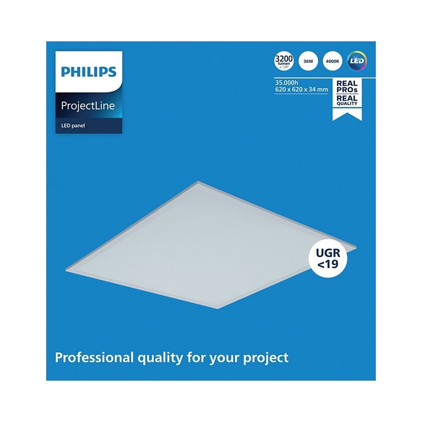 Philips - Pannello LED per controsoffitto PROJECTLINE LED/36W/230V 62x62 cm