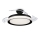 Philips - Plafoniera da soffitto LED con ventilatore BLISS LED/35W/230V 5500/4000/2700K nera + telecomando