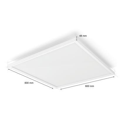 Philips - Plafoniera dimmerabile a LED Hue AURELLE LED/39W/230V 2200-6500K 60x60 cm bianco