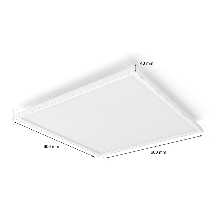 Philips - Plafoniera dimmerabile a LED Hue AURELLE LED/39W/230V 2200-6500K 60x60 cm bianco