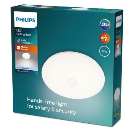 Philips - Plafoniera LED con sensore LED/16W/230V 4000K