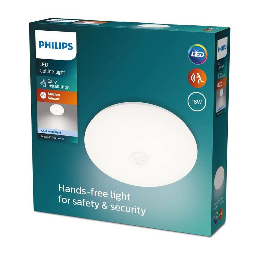 Philips - Plafoniera LED con sensore LED/16W/230V 4000K