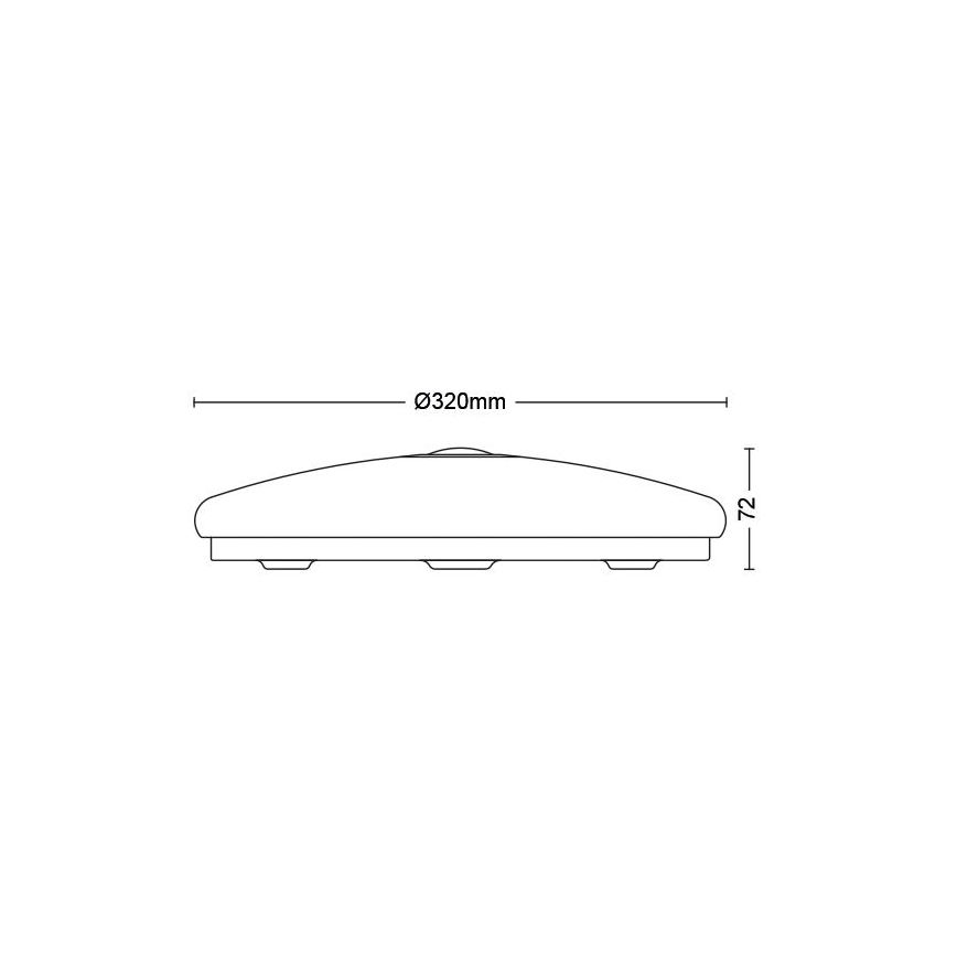 Philips - Plafoniera LED con sensore LED/16W/230V 4000K