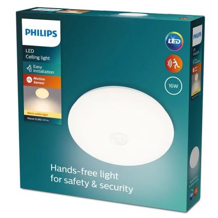 Philips - Plafoniera LED con sensore LED/16W/230V 2700K