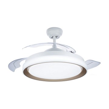 Philips - Plafoniera LED con ventilatore LED/35W/230V 5500/4000/2700K dorata + telecomando