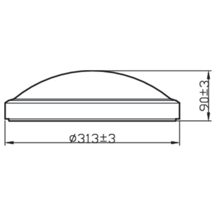 Philips - Plafoniera LED da bagno BALANCE LED/17W/230V IP44