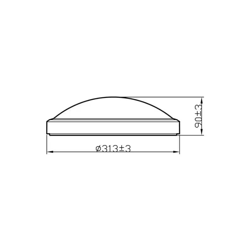 Philips - Plafoniera LED da bagno LED/17W/230V 2700K IP44