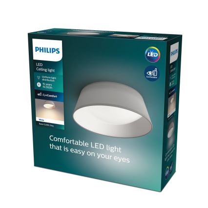 Philips - Plafoniera LED LED/14W/230V grigio