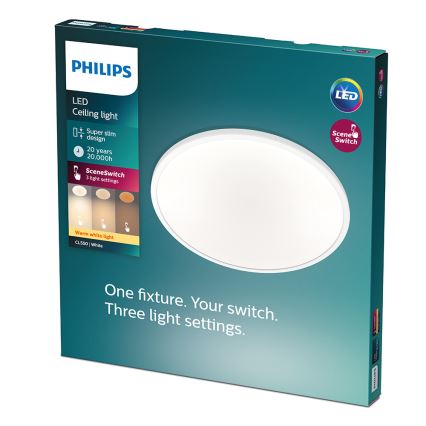 Philips - Plafoniera LED dimmerabile CLEAR 1xLED/18W/230V 2700K