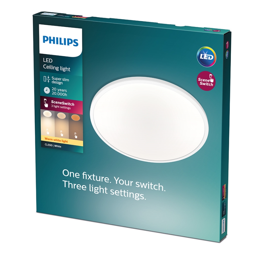 Philips - Plafoniera LED dimmerabile CLEAR LED/18W/230V 2700K