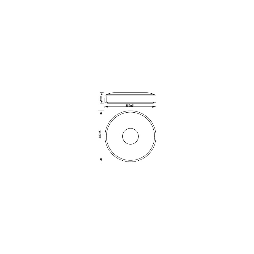 Philips - Plafoniera LED dimmerabile COINER SCENE SWITCH LED/24W/230V 2700K nero