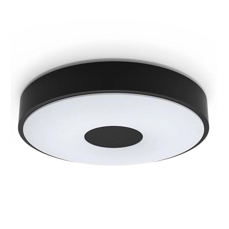 Philips - Plafoniera LED dimmerabile COINER SCENE SWITCH LED/24W/230V 2700K nero