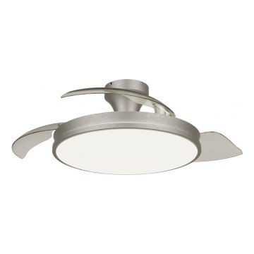 Philips - Plafoniera LED dimmerabile con ventilatore ATLAS LED/35W/230V cromo opaco + telecomando