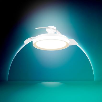 Philips - Plafoniera LED dimmerabile con ventilatore BLISS LED/35W/230V oro + telecomando